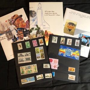 Lot of 3 USPS Commemorative Stamps Mint Complete Sets 1981-83
